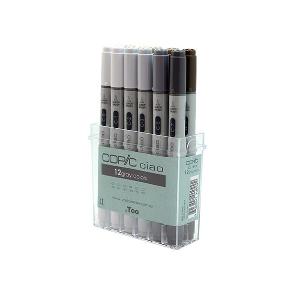 Copic Ciao Marker Grey Set 12