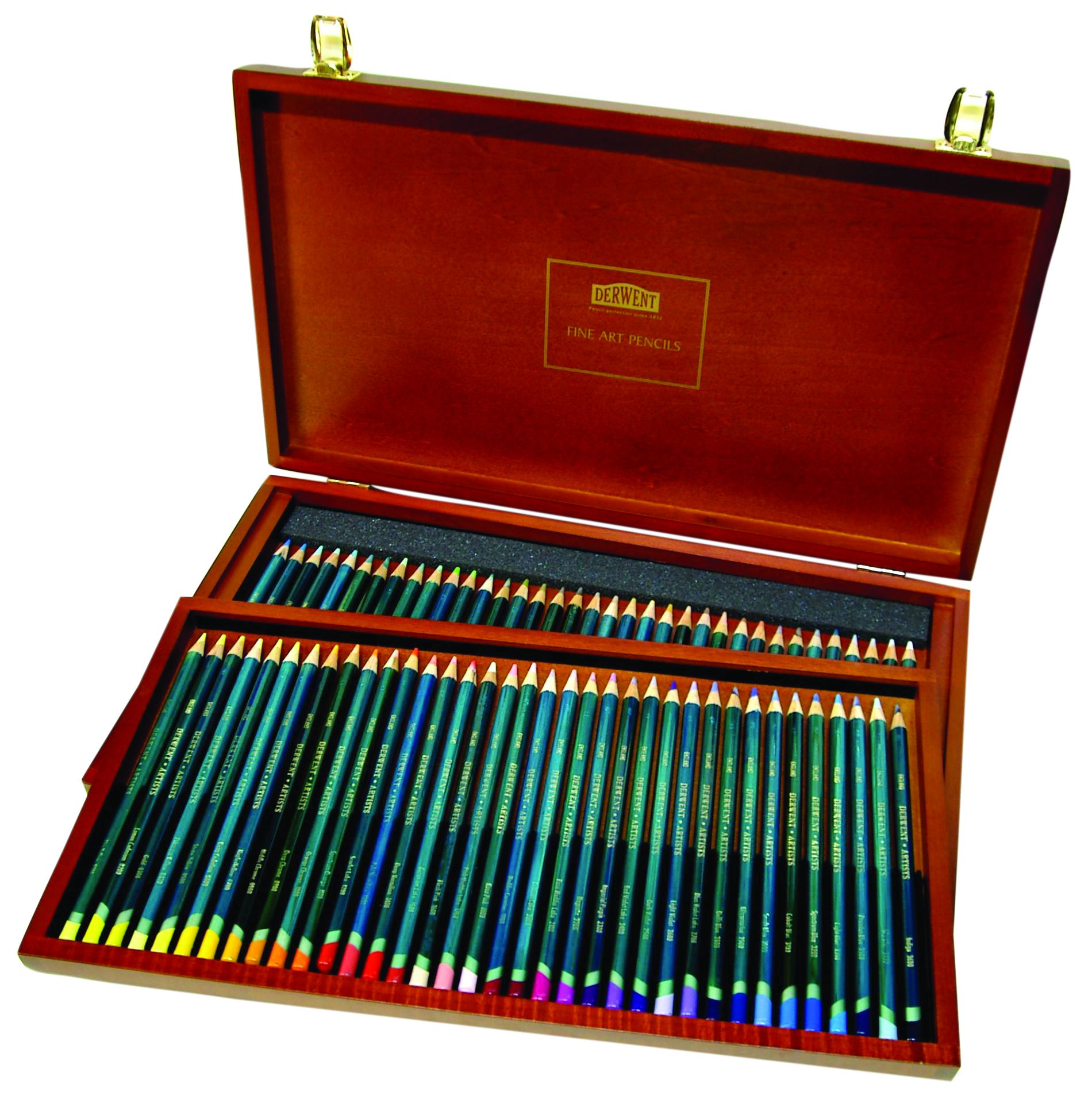 Derwent Artists Pencil Wooden Box Set of 72