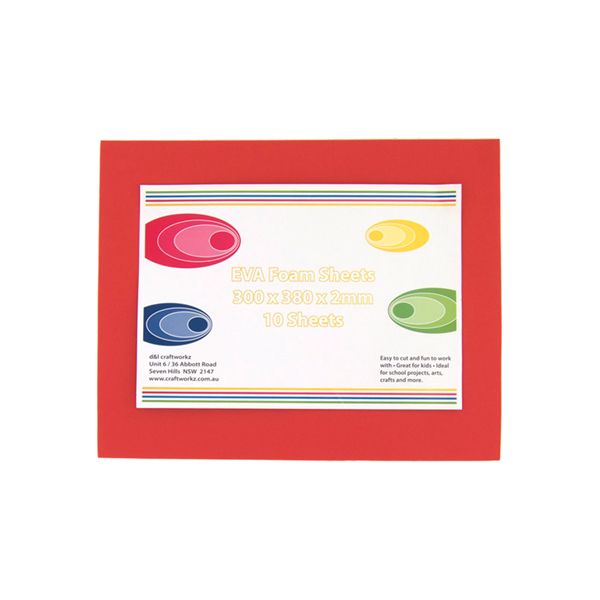Foam-Sheet-Pack-10-Red
