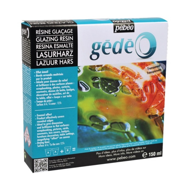 Pebeo Gedeo Clear Glazing Resin 150ml