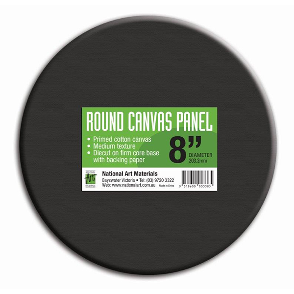 National Art Materials Round Canvas Panels
