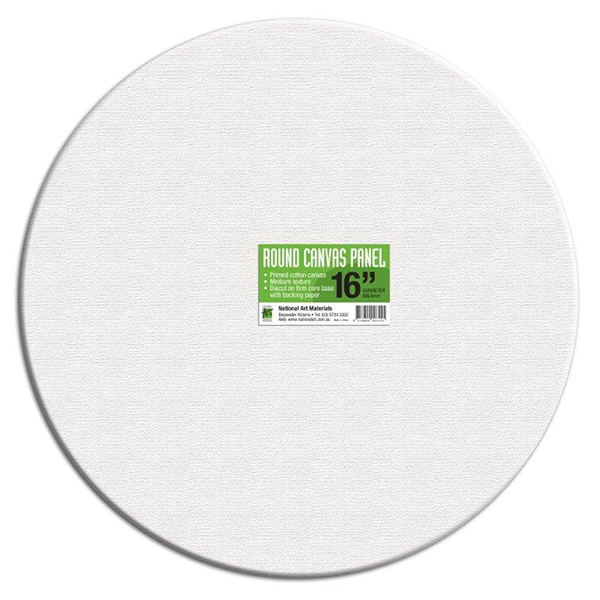 National Art Materials Round Canvas Panels