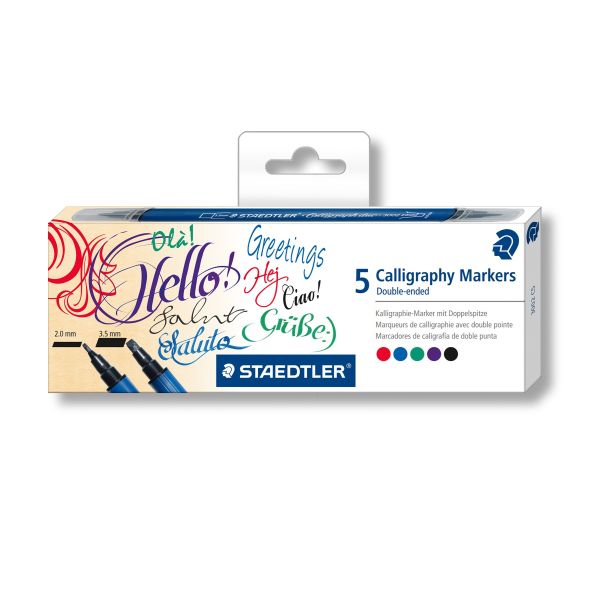 STAEDTLER Calligraphy Duo Tip Marker Pack