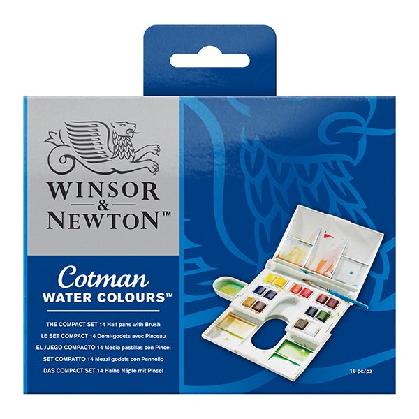 Winsor & Newton Cotman Watercolour Half Pan Compact Set
